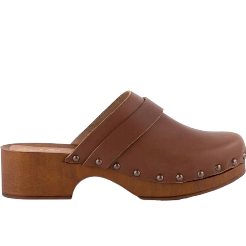 SEYCHELLES loud & clear clog in cognac Size 8.5 NWT - Picture 2 of 13